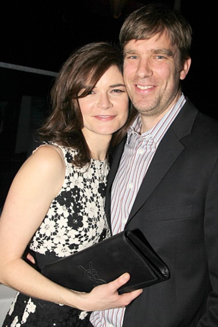Betsy Brandt with her husband Grady Olson